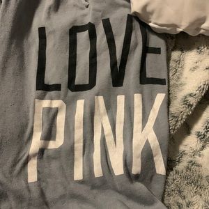 Gray Victoria’s Secret Capri sweat pants